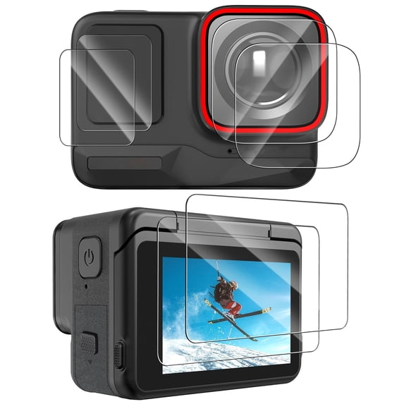 NATEFEMIN Scratch Resistant Tempered Glass Films Lens Protectors for