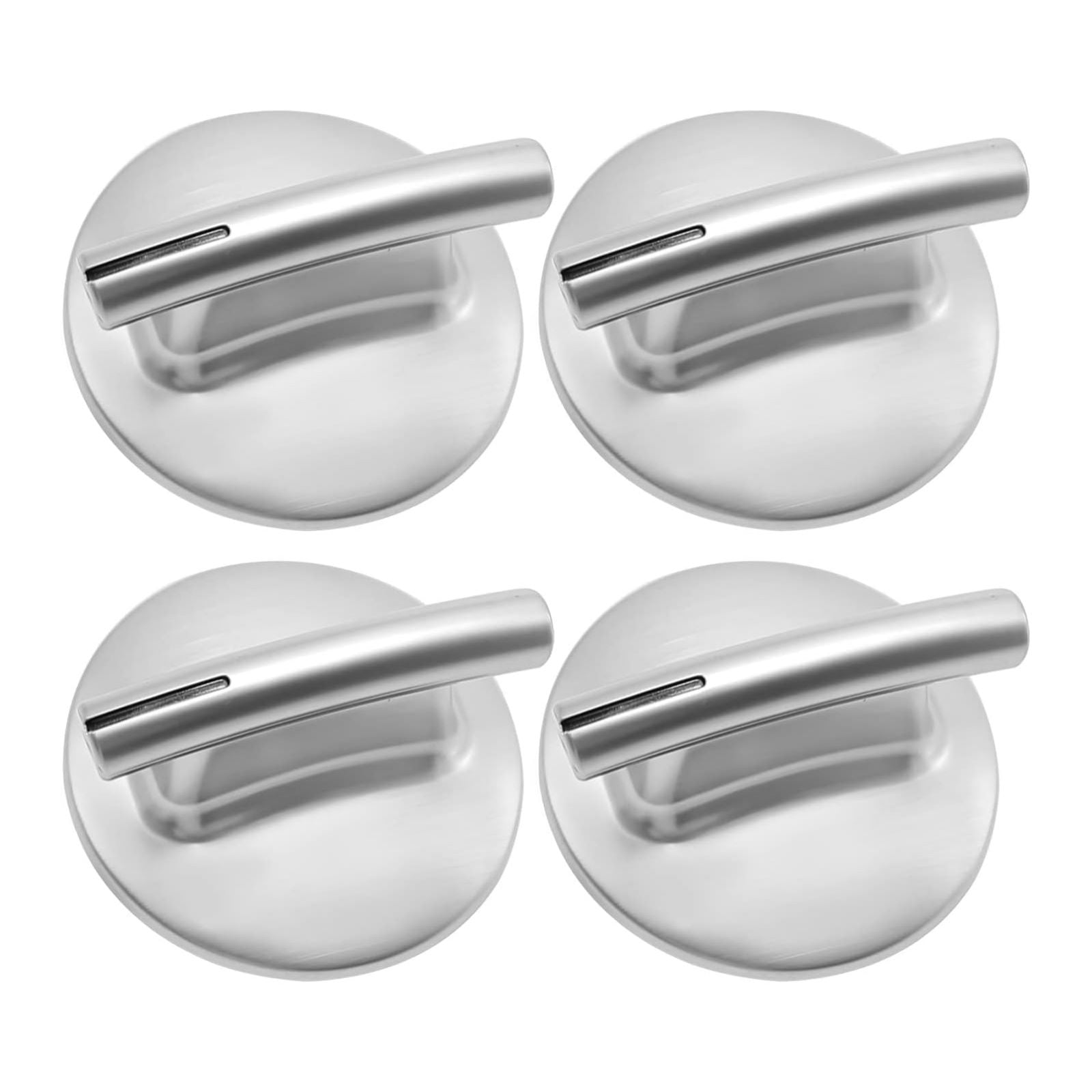 NATEFEMIN Silver Stove Knobs for Select Models, Heat-Resistant & Non-Toxic, Perfect for Health-Conscious Cooks