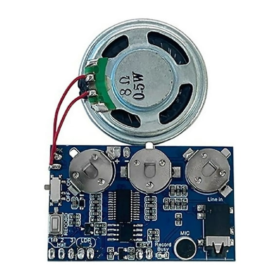 NATEFEMIN Sound Voice Music Recorder Module 17 Minutes Audio Recording for Greeting Cards DIY Stable Reliable Easy for New Starters
