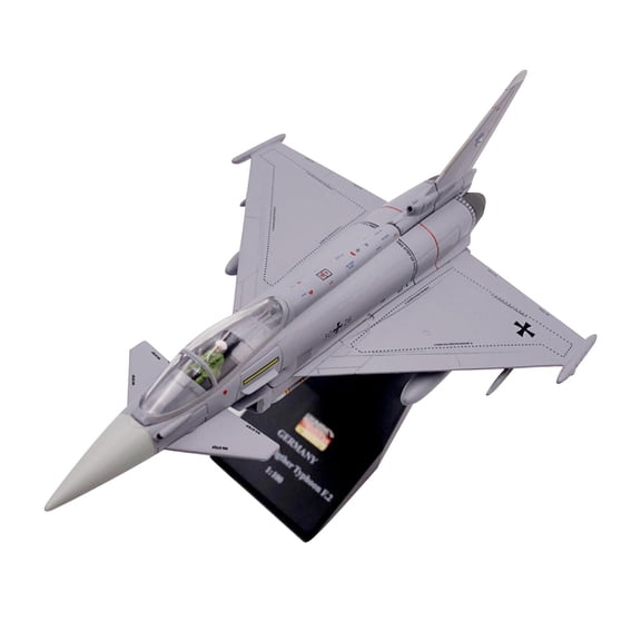 NATEFEMIN Stunning 1:100 Scale European EF2000 Fighter Jet Model for Collectors Noble Fashion Statement for Home, Office
