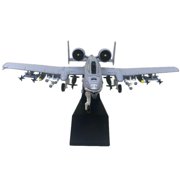NATEFEMIN Stylish Retro A-10 Thunderbolt II Fighter Model Unique Home Decor Item for Coffee Hall or Company