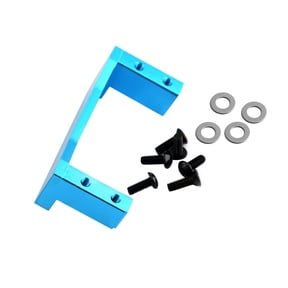NATEFEMIN TT 02 Aluminum Servo Mount Bracket Upgrade Kit for Tamiya 54977 Model Car Durable Wear Resistant Improves Handling Blue