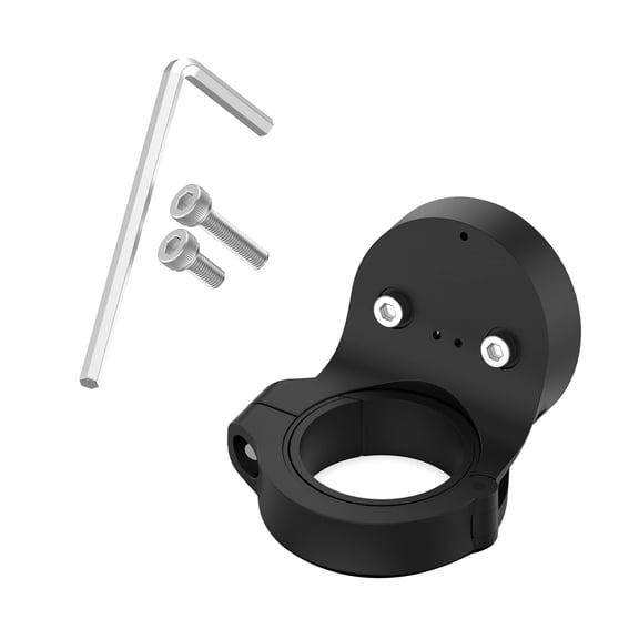 NATEFEMIN Tail Light Mount for Garmin/iGPSPORT Bike Computer Shockproof Rubber Pads Anti-Slip Stable 25.4/28.6/31.4mm Black Durable Bracket