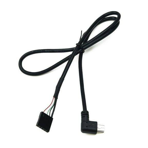 NATEFEMIN USB Cable for CORSAIR CPU Cooler h80i V2 h90 h100i h110i h115i Black 58cm Long Connection Interface Durable Plastic