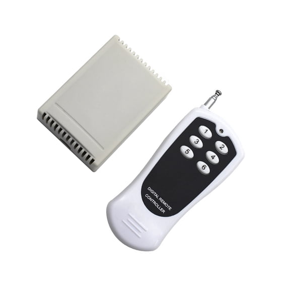 NATEFEMIN Universal Wireless RF Remote Control Switch DC 12V 6 Channel Switch Receiver Board