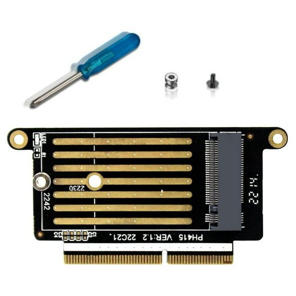 NATEFEMIN Upgrade A1708 SSD with PH415 Adapter for NVME M2 Key Compatibility 2230 2240 Supports Catalina Mojave Mac