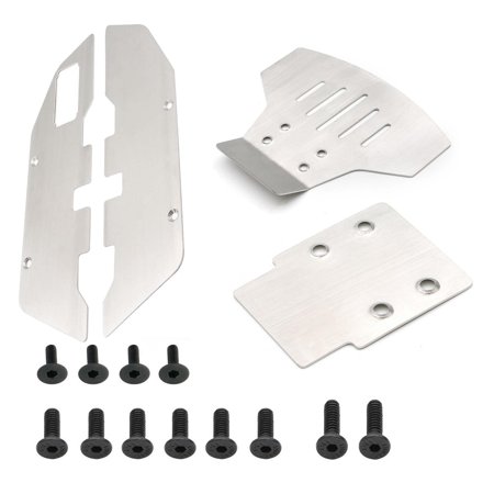 NATEFEMIN Upgrade RC Experience for Chassis Armor for Traxxas SLASH 2WD - Stainless Steel Construction for Maximum Durability