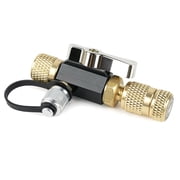 NATEFEMIN Vacuum Rated Valve Core Removal Tool 1/4  for HVAC Systems R410A Brass Stainless Steel Aluminum Alloy 20 Micron Rating Precise Service