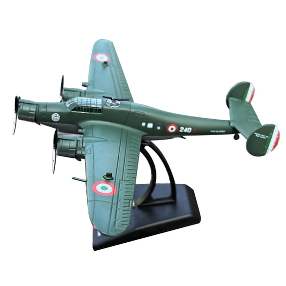 NATEFEMIN WWII CANT Z.1007bis Alcione Bomber Model 13cm X17cm Alloy+Plastic For Display Decor Plane Collection Enthusiasts