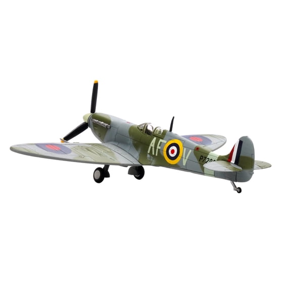 NATEFEMIN WWII UK Air Force Spitfire Mk Vb Replica 1:72 Scale Alloy Plastic For Desk Shelf Decoration Aircraft Collection Enthusiast