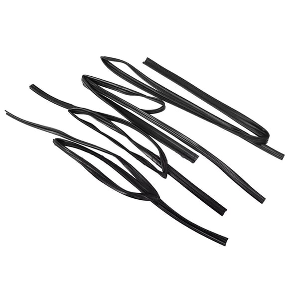 NATEFEMIN Window Seal Door Glass Run Replacement for Toyota Land Cruiser Base Sport Utility 4-Door 4.5L, 4PCS