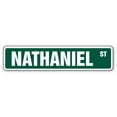 thumbnail image 1 of NATHANIEL Street Sign Childrens Name Room Sign | Indoor/Outdoor |  30" Wide, 1 of 5