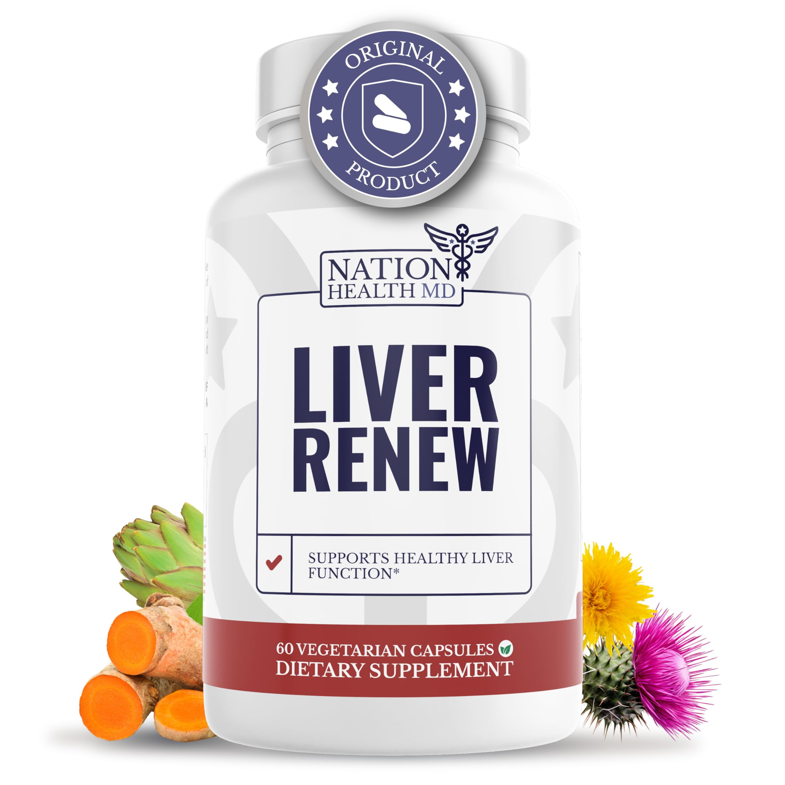 NATION HEALTH MD Liver Renew Liver Cleanse Detox & Repair Liver