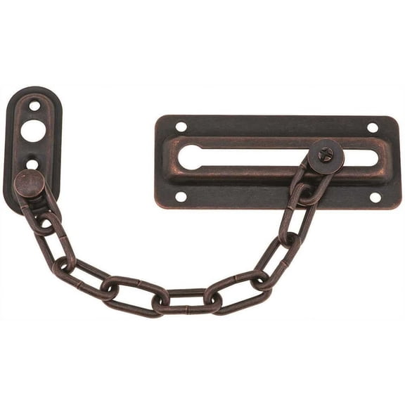 NATIONAL BRAND ALTERNATIVE 805709 Chain Door Guard, Bronze -