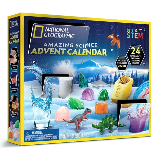NATIONAL GEOGRAPHIC Amazing Science Advent Calendar with 24 Science NATIONAL GEOGRAPHIC Amazing Science Advent Calendar with 24 Science
