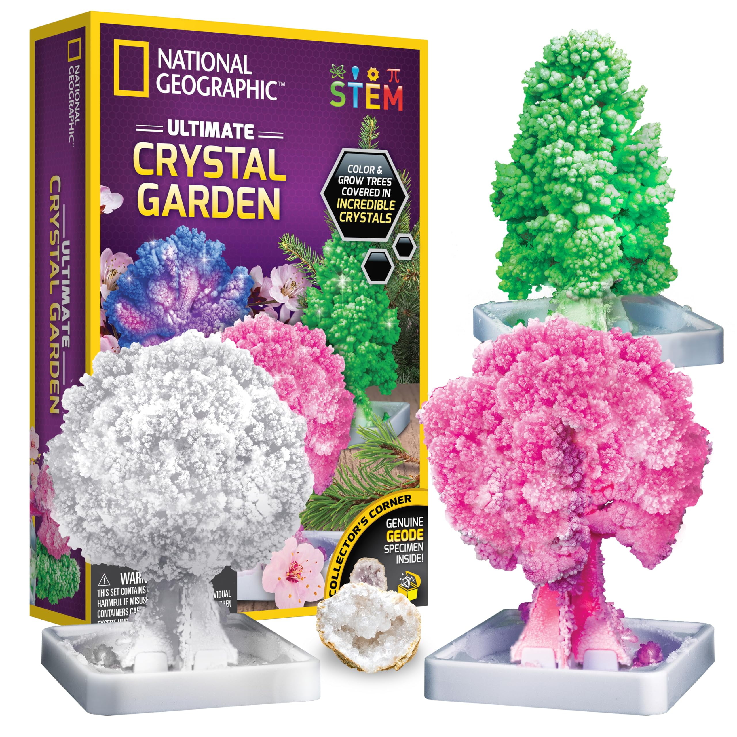 National Geographic Ultimate Crystal Garden STEM Kit