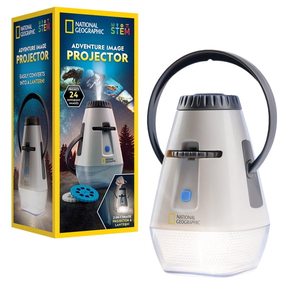 NATIONAL GEOGRAPHIC Kids Lantern & Image Projector - Project 24 Dinosaur, Space & Animal Images