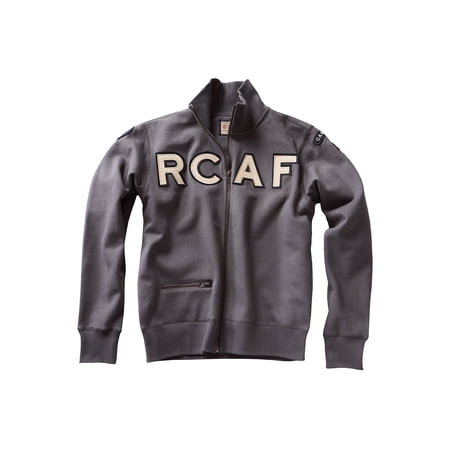 NATIONAL HERITAGE BRANDS Men's RCAF Zip Front Sweatshirt, Canada Air F