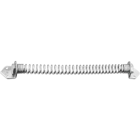 National Hardware Gate Spring Self Close - Stainless Steel - 14 In, Silver  Standard Mounting Hardware, Drop-In Replacement