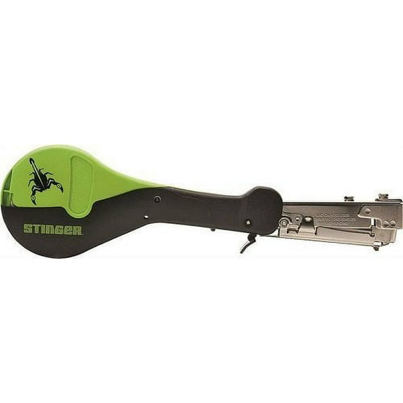 National Nail Cap Hammer Stapler - Manual Hammer Tacker - 168 Pieces, Black