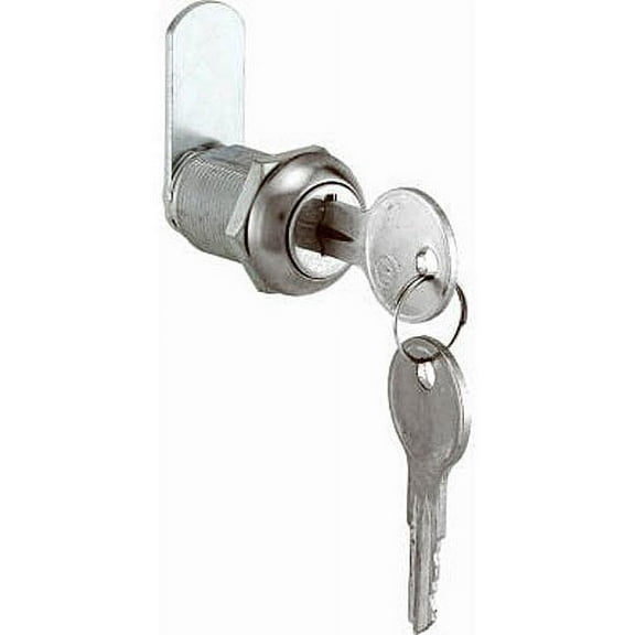 National Hardware Cabinet Draw Lock 9943KA - Lockable Chrome Finish - 7/8 In, Pack Of 1