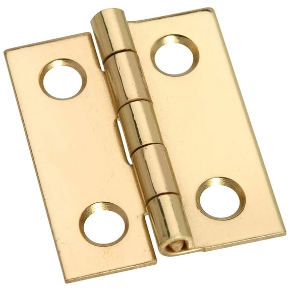 NATIONAL/SPECTRUM BRANDS HHI N211-284 1 x 13/16 Brass Hinge, 4-Pack