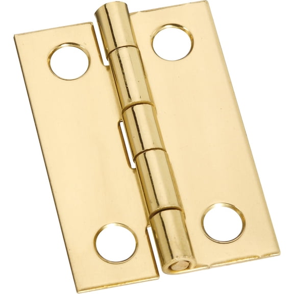NATIONAL/SPECTRUM BRANDS HHI N211-292 1-1/2 x 1 Brass Hinge, 2-Pack