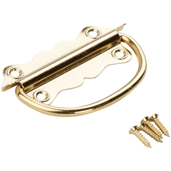 NATIONAL/SPECTRUM BRANDS HHI N213-421 Brass Chest Handle, 2-Pack