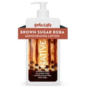 Native Moisturizing Body Lotion, Limited Edition Brown Sugar Boba, Silicone Free for Women and Men, Boba Caf , 16.5 oz