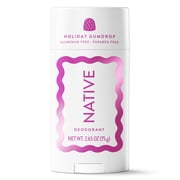 Native, Deodorant, Aluminum Free 72-Hour Odor Protection, Holiday Gumdrop, 2.65 oz