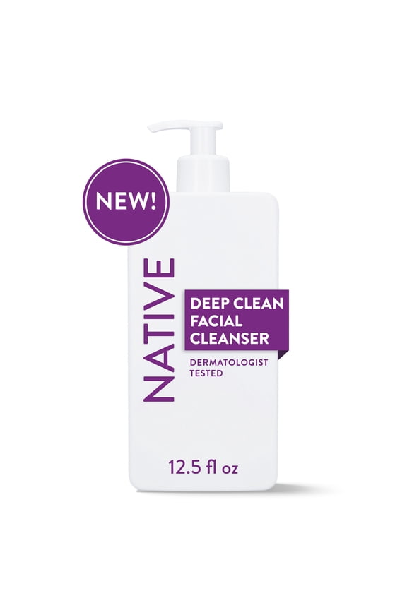 Deep Cleansing Face Wash, for Oily to Combination Skin, Sulfate Free, with Salicylic Acid and Eucalyptus, Dermatologist Tested, 12.5fl oz