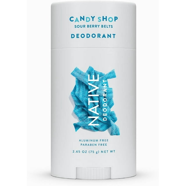 NATIVE Limited Edition Candy Shop Sour Berry Belts Deodorant, 2.65 oz