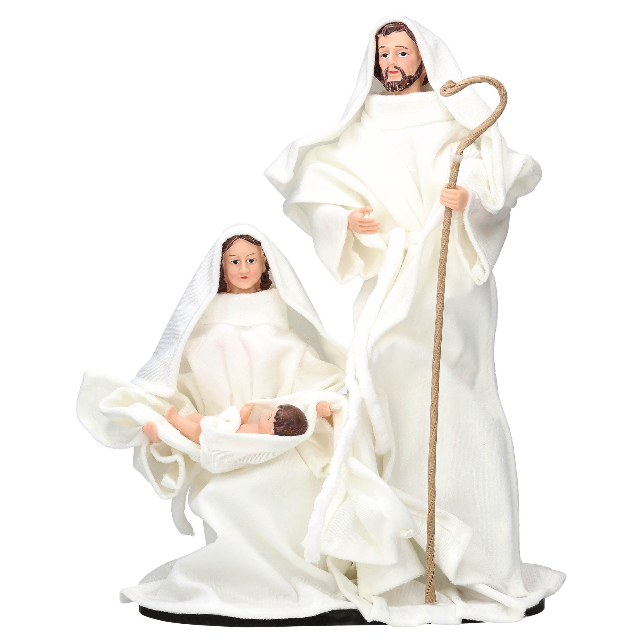 Multicolor Mary, Joseph, and Baby Jesus Christmas Decoration, 14", by Holiday Time