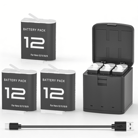 Replacement Battery for GoPro Hero 6,Hero 6 Black,Hero 7,Hero 7 Black ...
