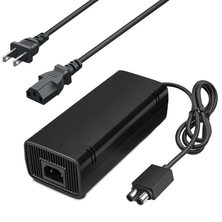 NATNO AC Adapter Power Supply Brick Charger for Xbox 360 Slim Console with  Power Cord, Low Noise Version[135W 12V 10.83A]