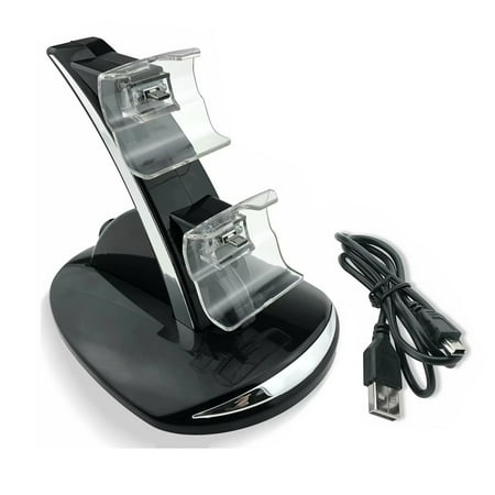 NATNO Dual Charging Dock Station Console Charger for Xbox One/ One S/ One X/ One Elite Wireless Controller, with USB Cable