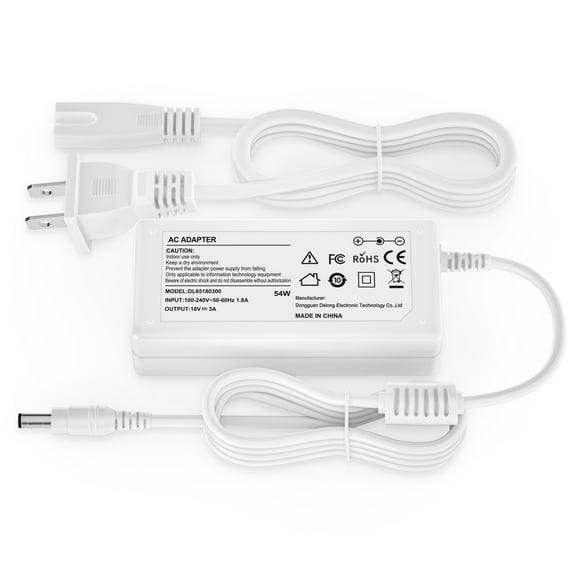 NATNO Power Supply Cord for Cricut Explore air 2, Explore, Explore Air, Explore One, Cricut Expression 2, Cricut Maker, Create, Cake, Mini, Original Machines CREX002 JOD-SDU40A-6 AC Adapter Charger