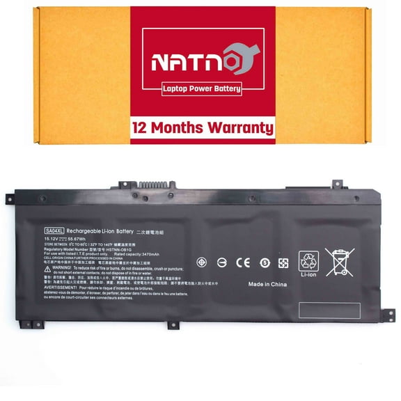 NATNO SA04XL Replacement Battery for HP ENVY X360 15-DR L43248-AC2 L43267-005 HSTNN-OB1G