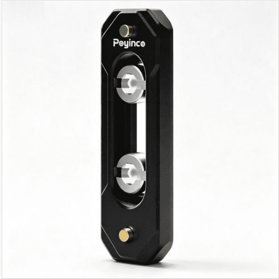 NATO Quick Release Slide Rail with 1/4"-20 and 3/8"-16 Thread for Camera Cage Handgrip Mount, Photography Rig Accessory