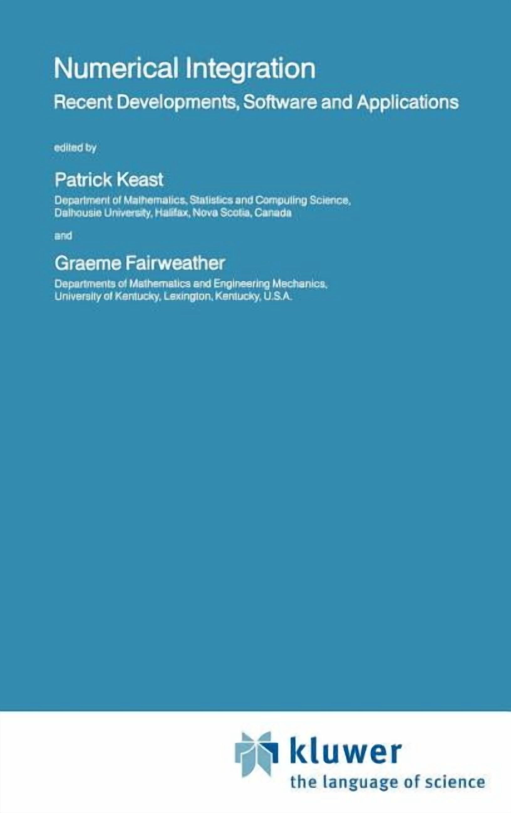 NATO Science Series C: Numerical Integration: Recent Developments ...