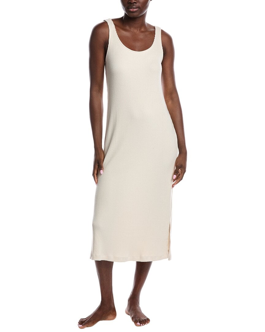 strapless white dress midi MINKPINK Luna Drop Waist Midi Dress In White Cotton