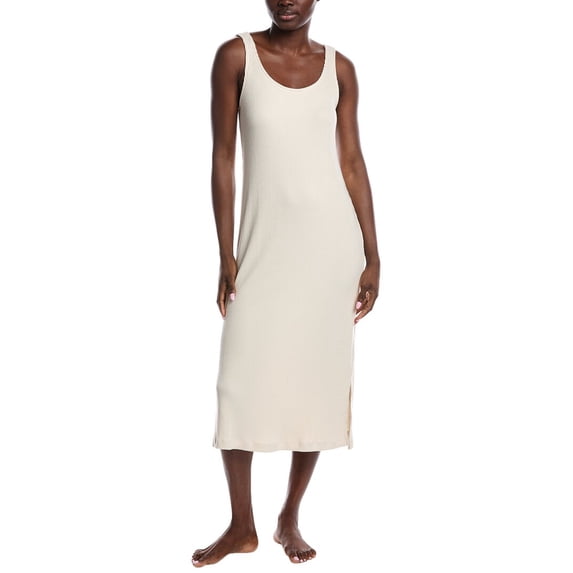 NATORI EDIT womens Eden Rib Knit Dream Slip Dress, XL, Beige