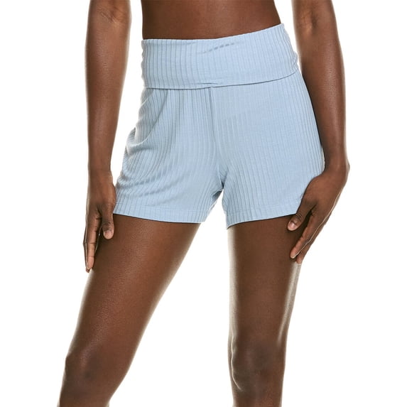 NATORI EDIT womens Skye Rib Short, l, Blue