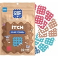 thumbnail image 1 of NATPAT Magic Patch Itch Relief Stickers - Insect Bite for Mosquitos, Ticks, Midges, Sandflies, and Bed Bug Bites 32 Count, 1 of 3