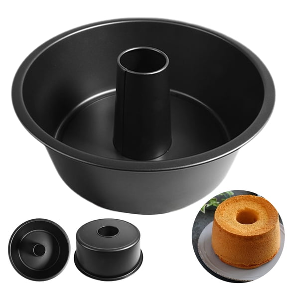 NATPLUS Non Stick Bundt Cake Pan, Carbon Steel Fluted Tube Baking Mold with Pumpkin Design for Homemade Desserts and Parties