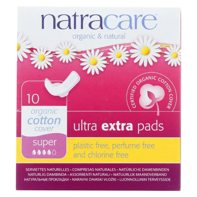 NATRACARE Ultra Extra Pads Super 10s by Natracare 1 Pack