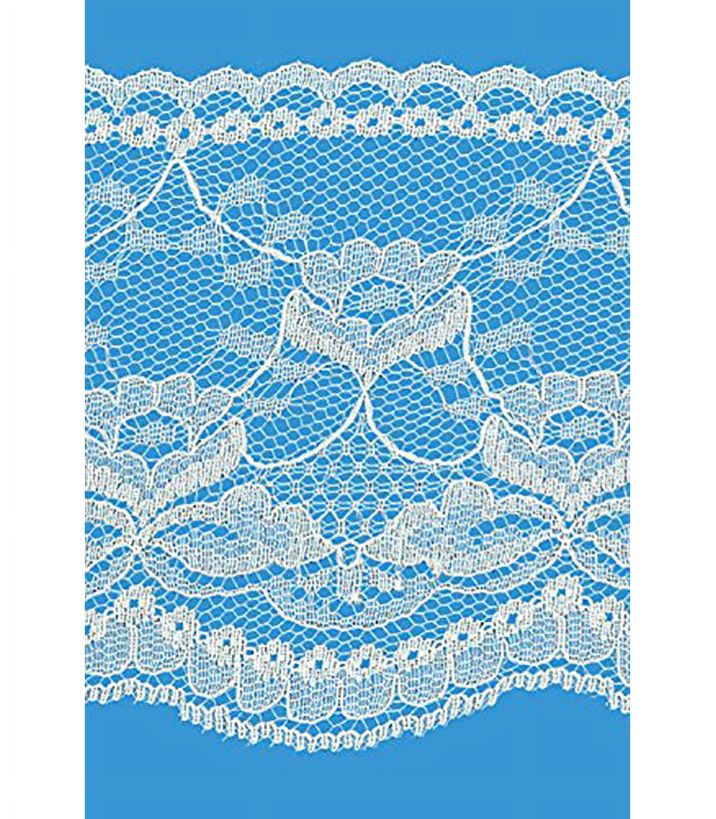 NATURAL 4 INCH LOTUS FLAT LACE