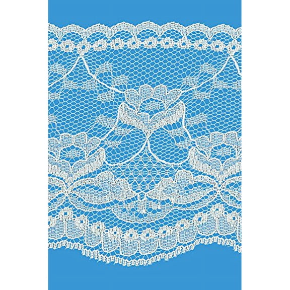 NATURAL 4 INCH LOTUS FLAT LACE