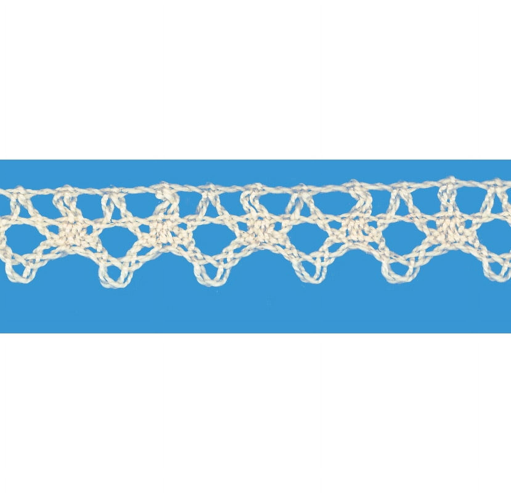 NATURAL 5/8 INCH CLUNY LACE EDGE
