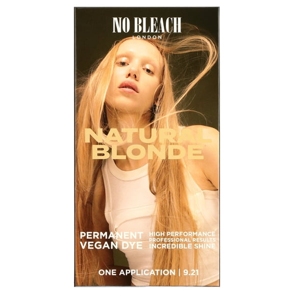 No Bleach London Natural Blonde Hair Dye Kit. - High Lift Permanent Tint